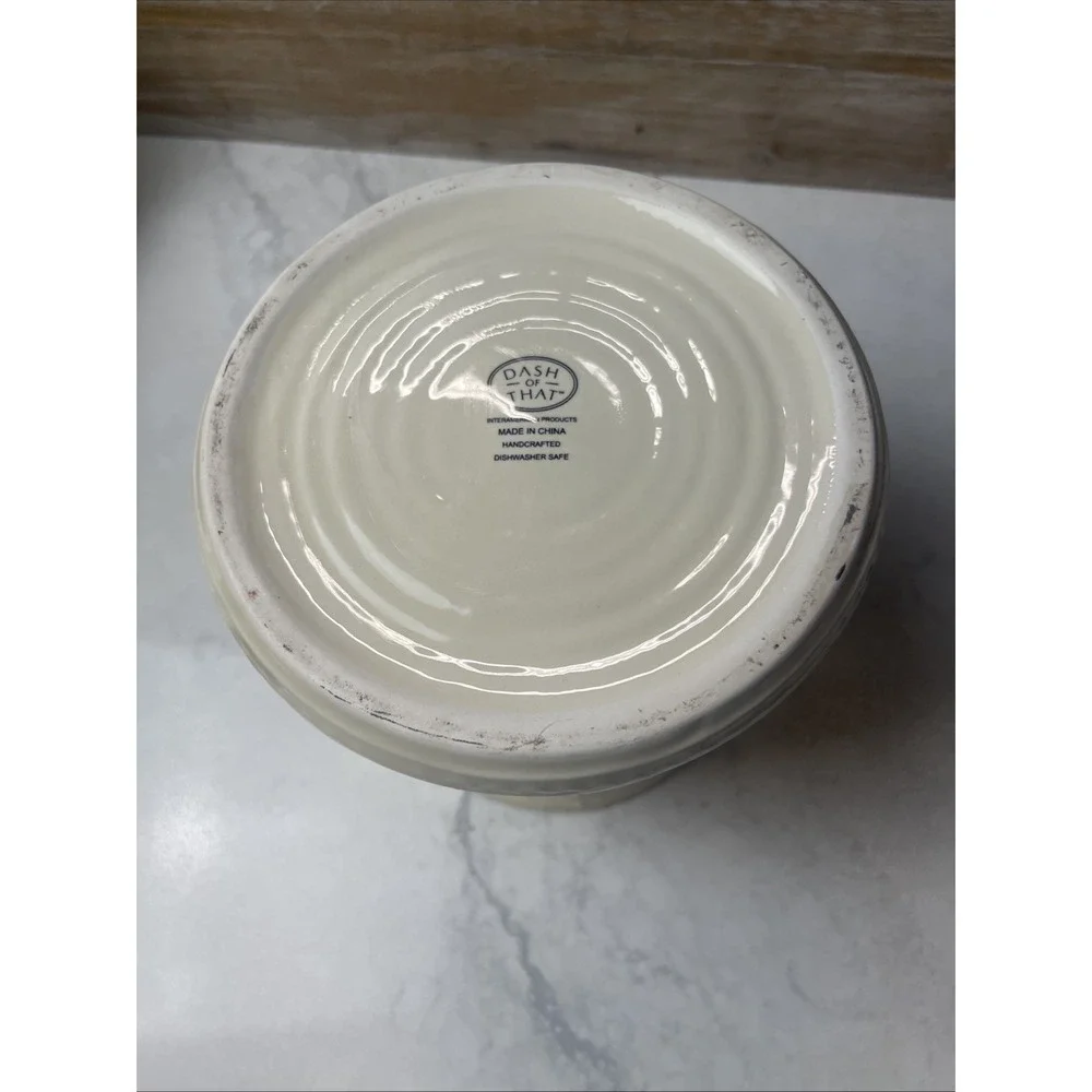 Canister- Farmhouse- Dash Of Taste- Cream- Decorative 16